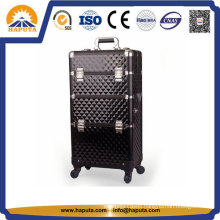 Promotion Aluminum Cosmetic Packaging Trolley Case (HB-3318)